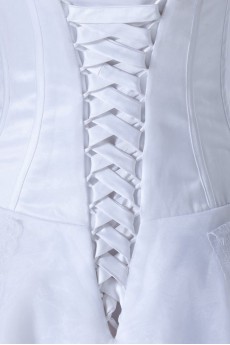Organza Strapless Short Dress