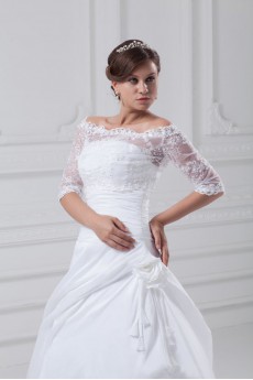 Taffeta Strapless Ball Gown