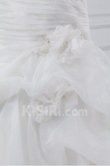 Organza Sweetheart A Line Gown