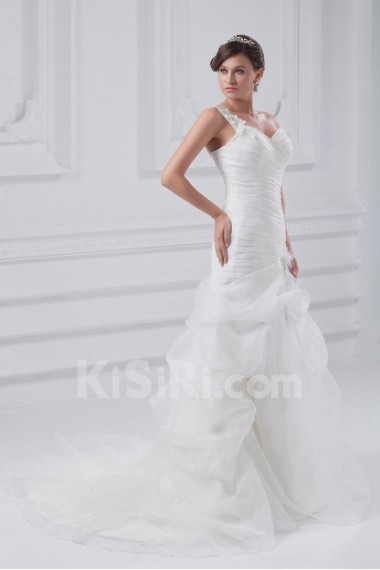 Organza Sweetheart A Line Gown