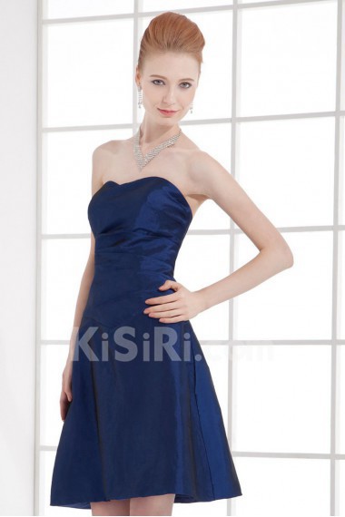 Taffeta Scoop A Line Dress