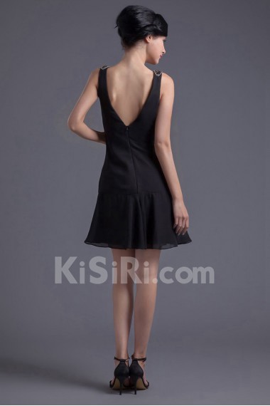 Chiffon Jewel Sheath Dress
