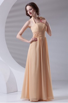 Chiffon Halter Dress