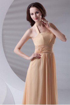 Chiffon Halter Dress