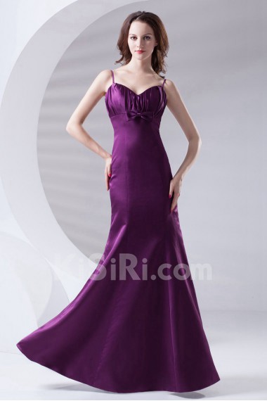 Satin Mermaid Bow Dress
