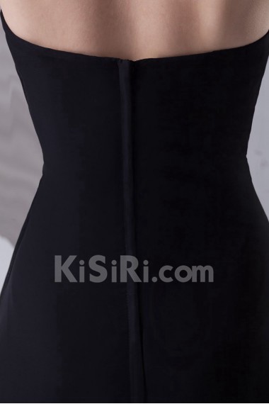 Chiffon Sweetheart Sheath Ankle-Length Dress