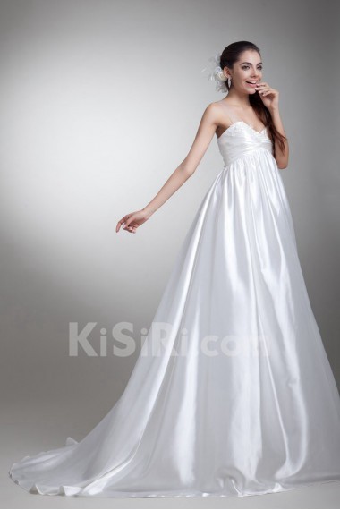 Taffeta Sweetheart Empire Gown