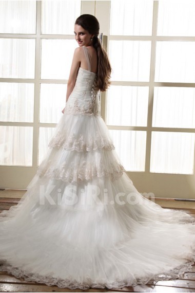 Tulle Sweetheart A-Line Dress with Embroidery 