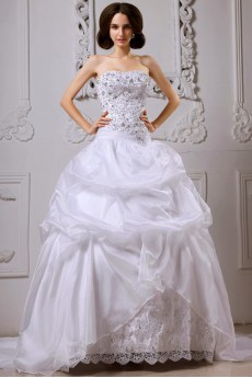 Satin Sweetheart Ball Gown 