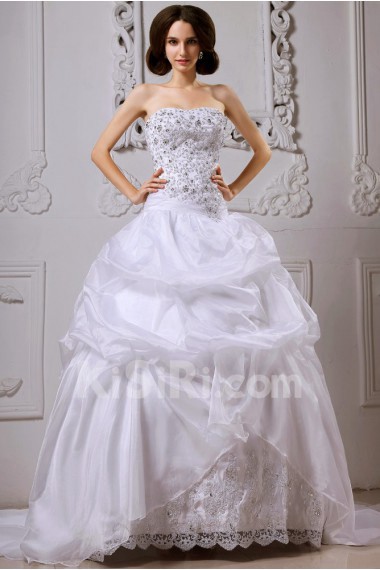 Satin Sweetheart Ball Gown 