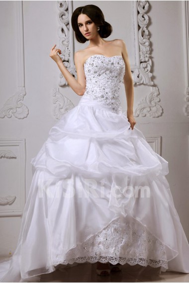 Satin Sweetheart Ball Gown 