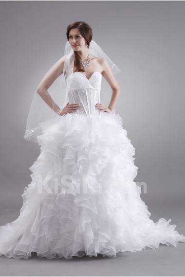 Organza Sweetheart Ball Gown 