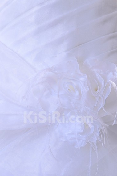 Organza One-Shoulder Ball Gown
