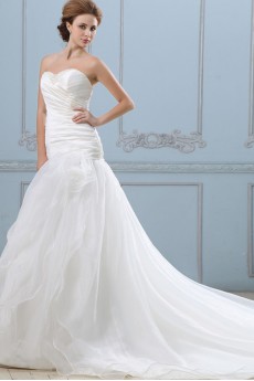 Organza Sweetheart Mermaid Dress