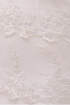 Chiffon and Lace Halter Neckline A-Line Dress