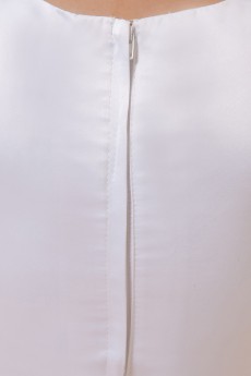 Yarn Jewel Neckline Ankle-Length A-Line Dress with Embroidery 