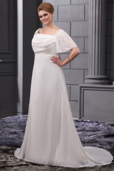 Beading Sequins Plus Size Gown