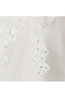 Satin V-neck Floor Length Ball Gown with Sequins