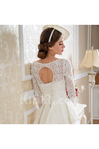 Lace,Tulle V-neck Column Dress with Bead