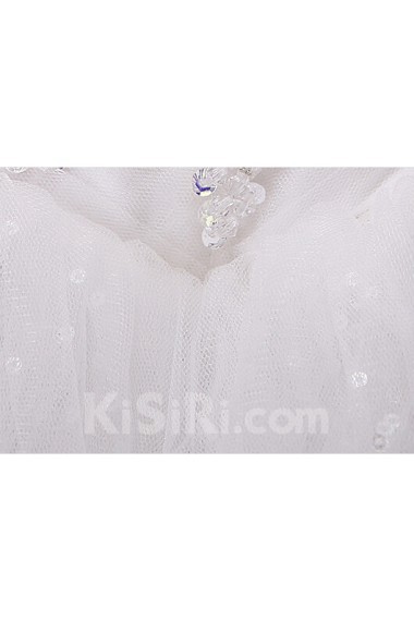 Lace and Tulle Sweetheart Ball Gown Dress with Beading and Bead