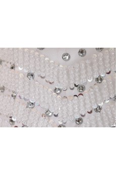 Lace and Tulle sweetheart Ball Gown Dress with Sequins