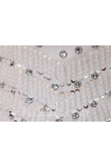 Lace and Tulle sweetheart Ball Gown Dress with Sequins