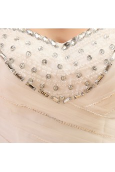 Lace and Tulle Sweetheart Ball Gown Dress with Beading