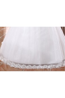 Lace and Tulle Off-the-Shoulder Ball Gown Dress with Beading