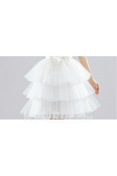Lace Strapless Sheath Dress with Bow