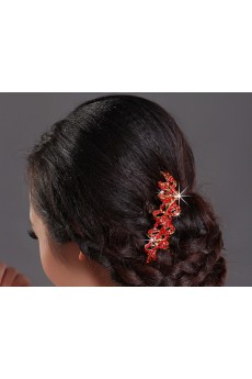 Alloy Wedding Headpiece With Rhinestone