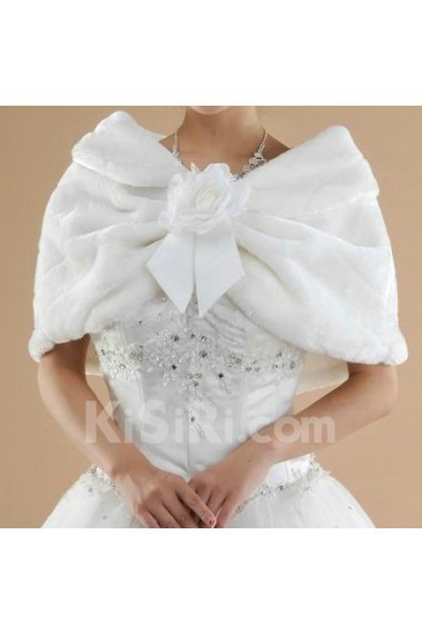 Faux Fur Wedding Wrap