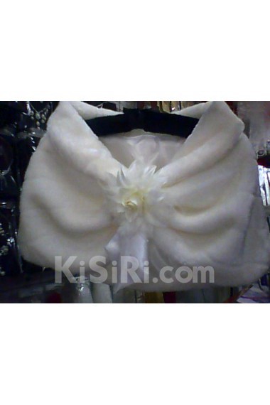 Faux Fur Wedding Wrap