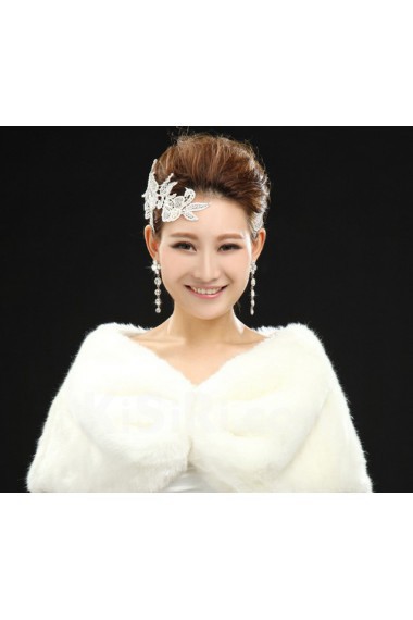 Faux Fur Wedding Wrap