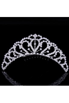 Gorgeous Alloy and Rhinestiones Wedding Tiara
