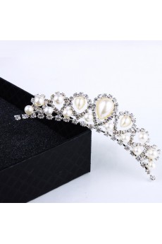 Pearls and Rhinestiones Wedding Bridal Tiara