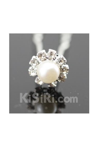 Beauitful Alloy with Zircon and Rhinestones Wedding Headpiece