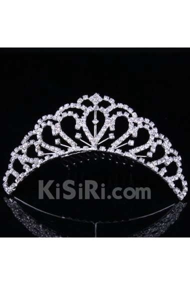 Shining Wedding Jewelry Set,Including Alloy with Rhinestones Earrings,Necklace and Combs