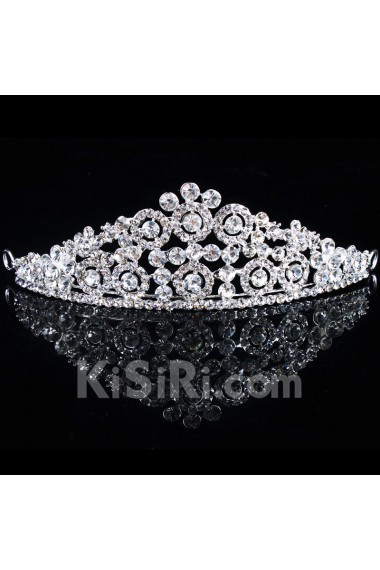 Gorgeous Wedding Bridal Jewelry Set - Earrings,Headpiece and Necklace with Rhinestones