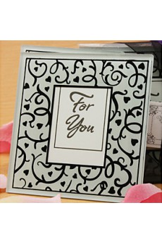 Hearts and Flourishes Collection Photo Coaster Favors (2 Pieces Set)
