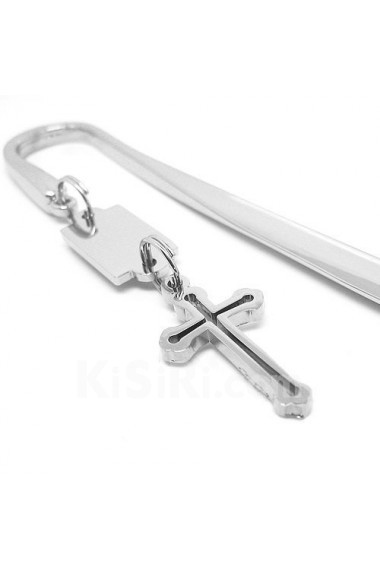 "Timeless" Cross Bookmark Favor With Gift Box