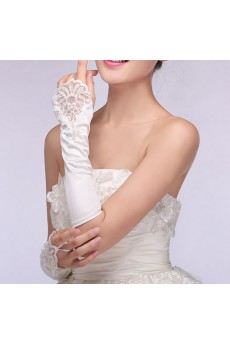 Fingerless Elbow Length Bridal Wedding Gloves
