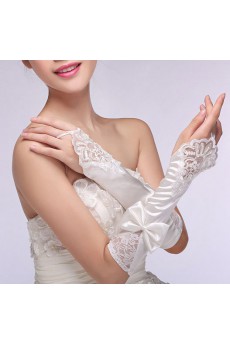 Fingerless Elbow Length Bridal Wedding Gloves