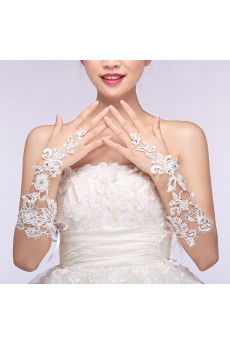 Fingerless Elbow Length Bridal Gloves