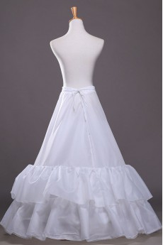 A-Line 2 Tier Floor Length Bridal Wedding Petticoat Underskirt