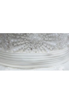 Tulle Jewel Floor Length Sleeveless Ball Gown Dress with Sequins, Beads