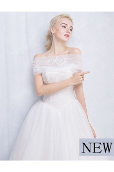 Tulle, Lace Strapless Floor Length Sleeveless A-line Dress
