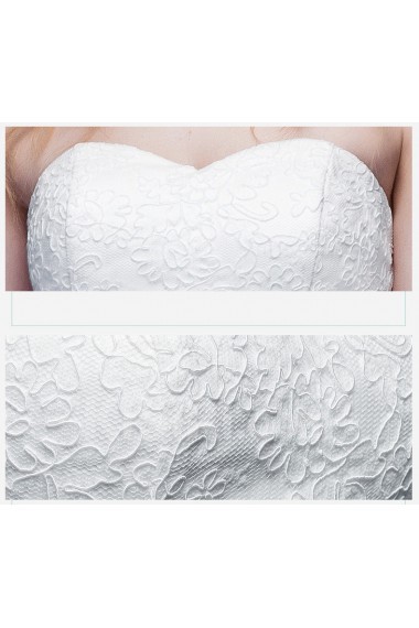Lace, Tulle, Satin Sweetheart Sweep Train Sleeveless Sheath Dress with Rhinestone