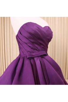 Tulle, Satin Sweetheart Sweep Train Sleeveless Ball Gown Dress with Bow