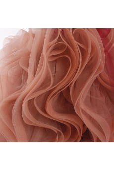 Tulle, Satin Sweetheart Floor Length Sleeveless Ball Gown Dress with Bow