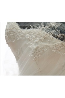 Lace, Tulle Off-the-Shoulder Chapel Train Half Sleeve Ball Gown Dress